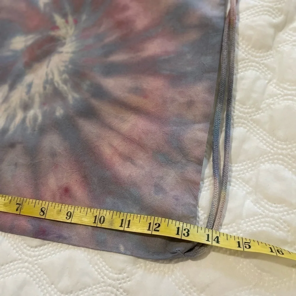 Hand crafted tie dye backpack bag. NWOT rages removed to dye